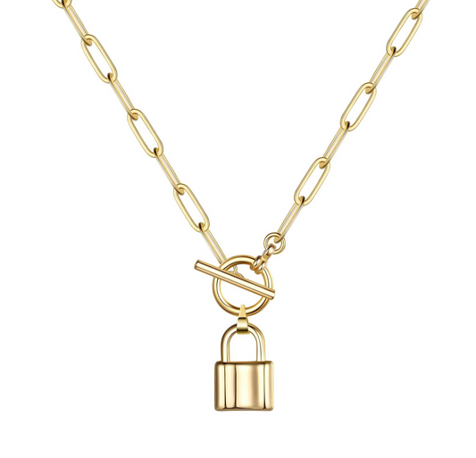 GUARD YOUR HEART LOCK NECKLACE