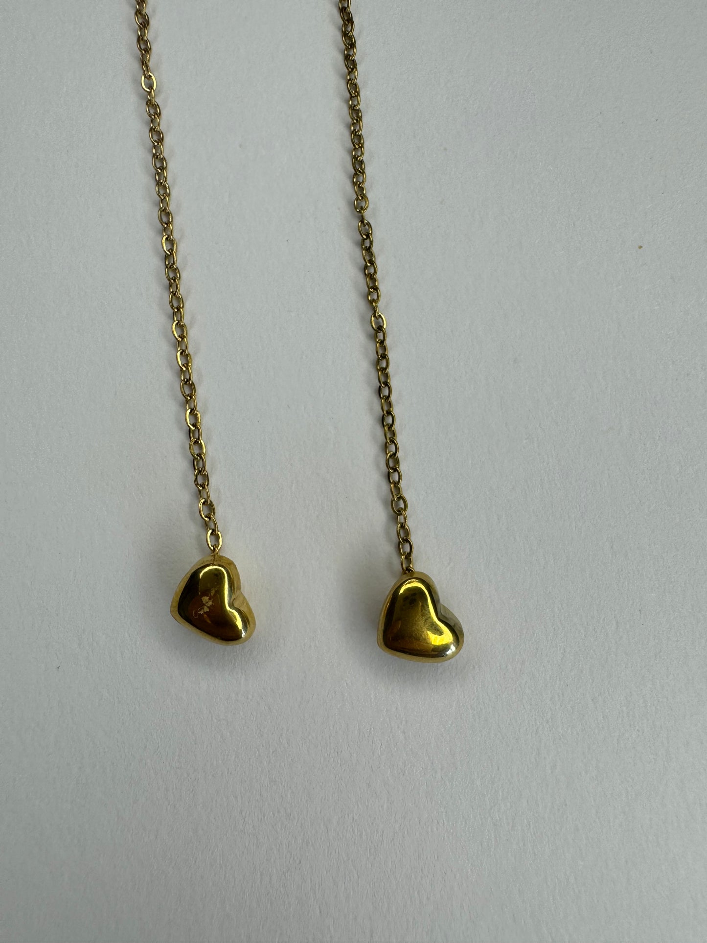 Heart to heart earrings